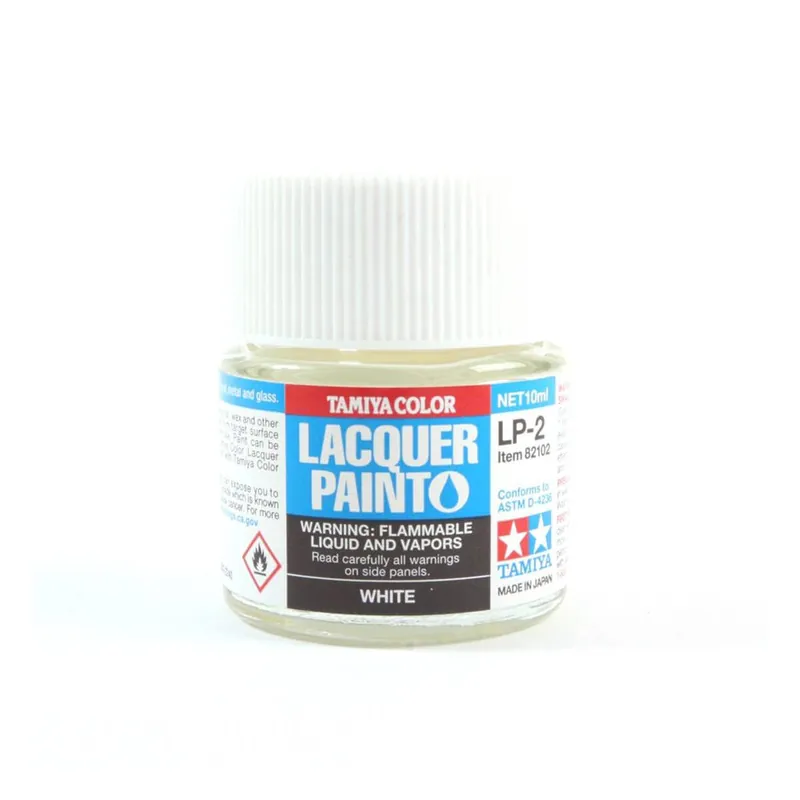 Tamiya Gloss White Lacquer Paint 10ml (LP-2) Cheap