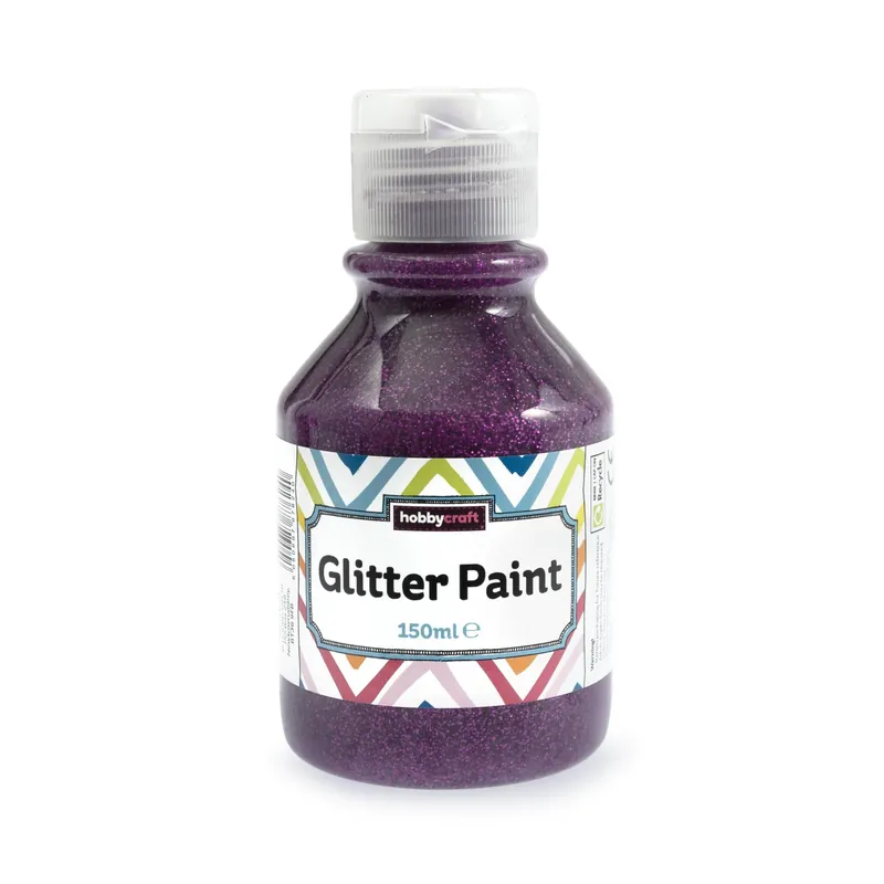 Popular Purple Glitter Paint 150ml