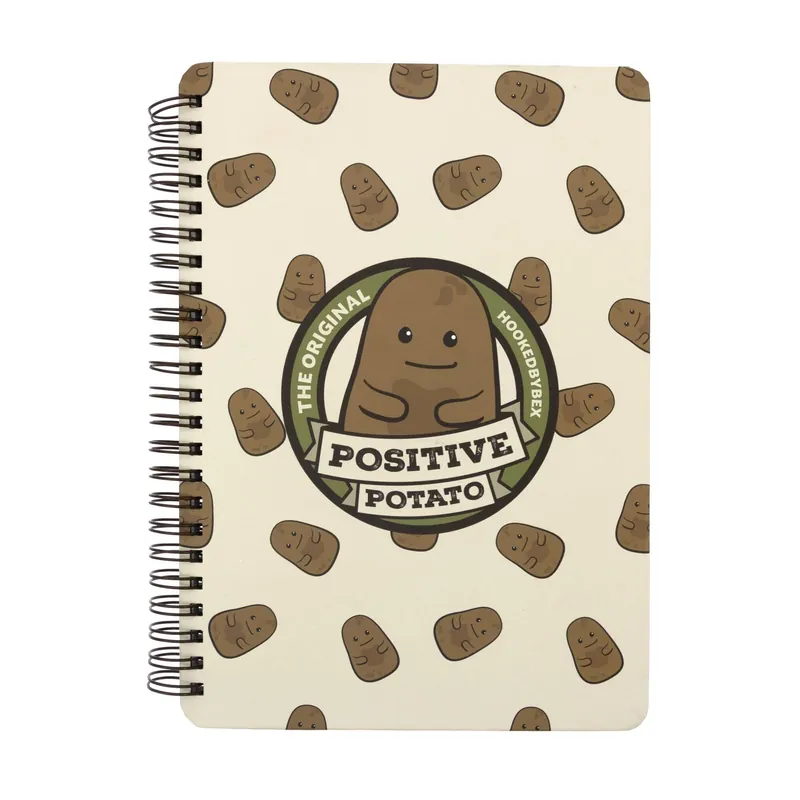 Genuine Positive Potato Hardcover Notebook A5