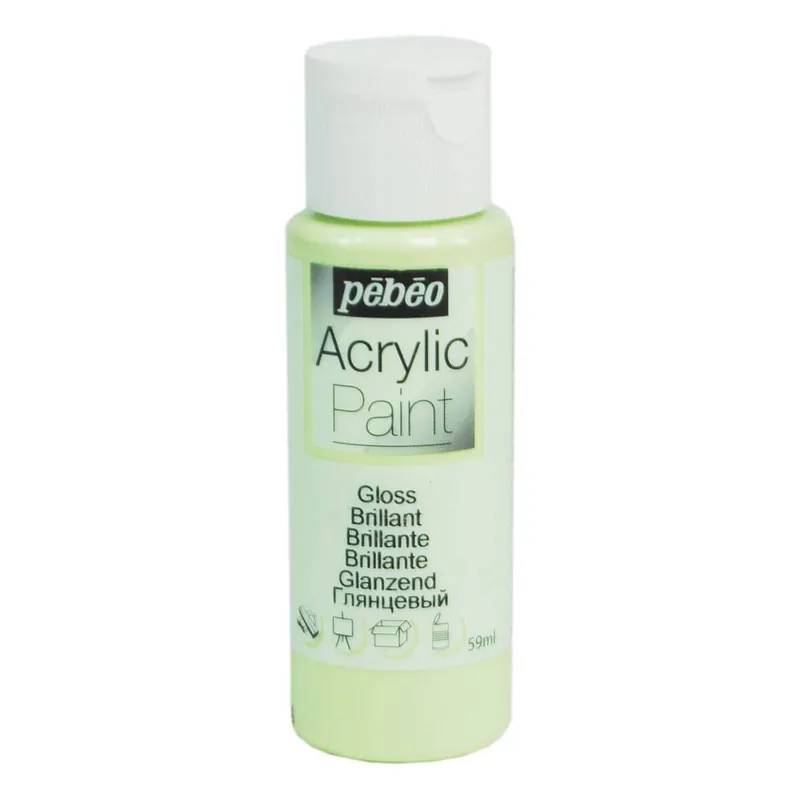 Pebeo Pistachio Gloss Acrylic Craft Paint 59ml Deal