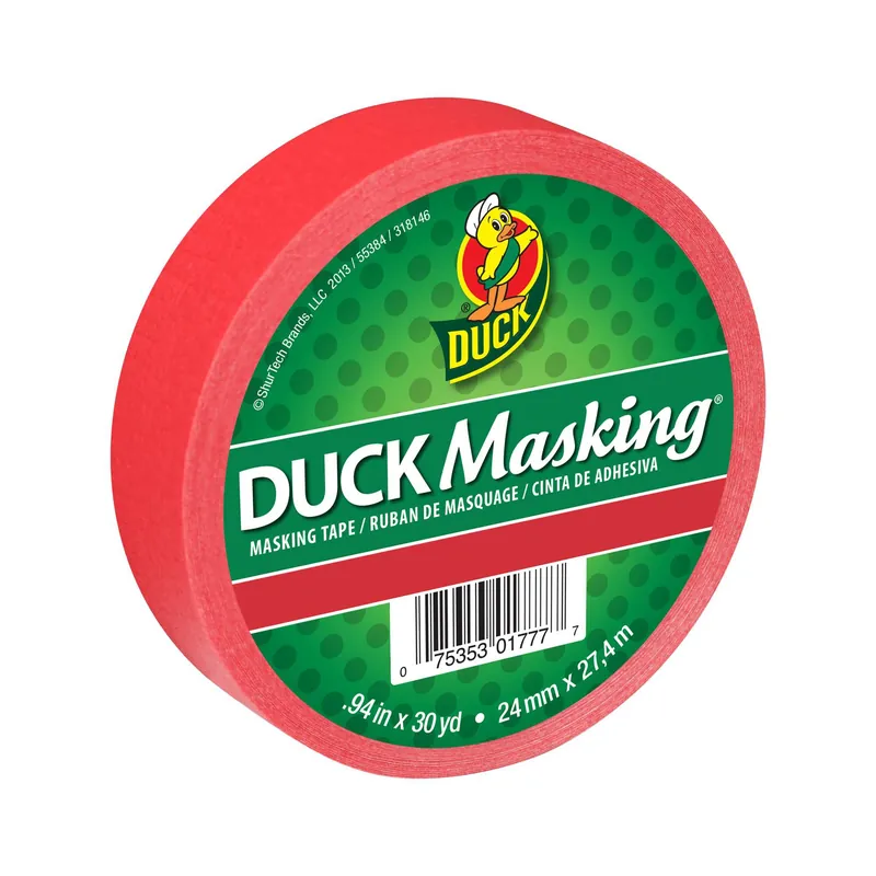 Duck Tape Red Masking Tape 24mm x 27.4m Order Now