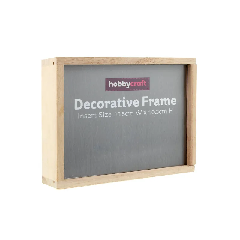 Limited Edition Decorative Frame with Glass 15cm x 12cm
