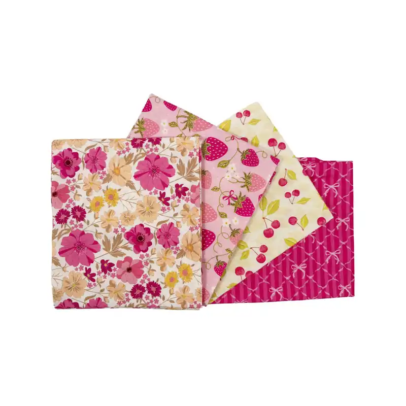 Sweet Bloom Cotton Fat Quarters 4 Pack Price Cut