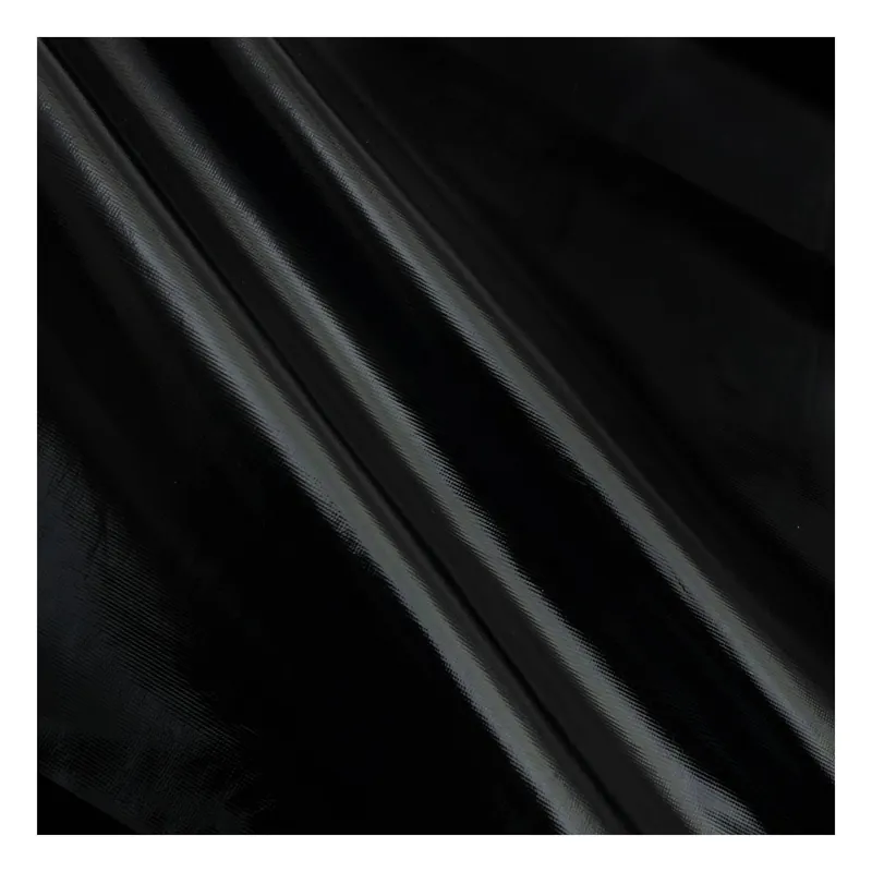 Free Returns Matt Black PVC Fabric by the Metre