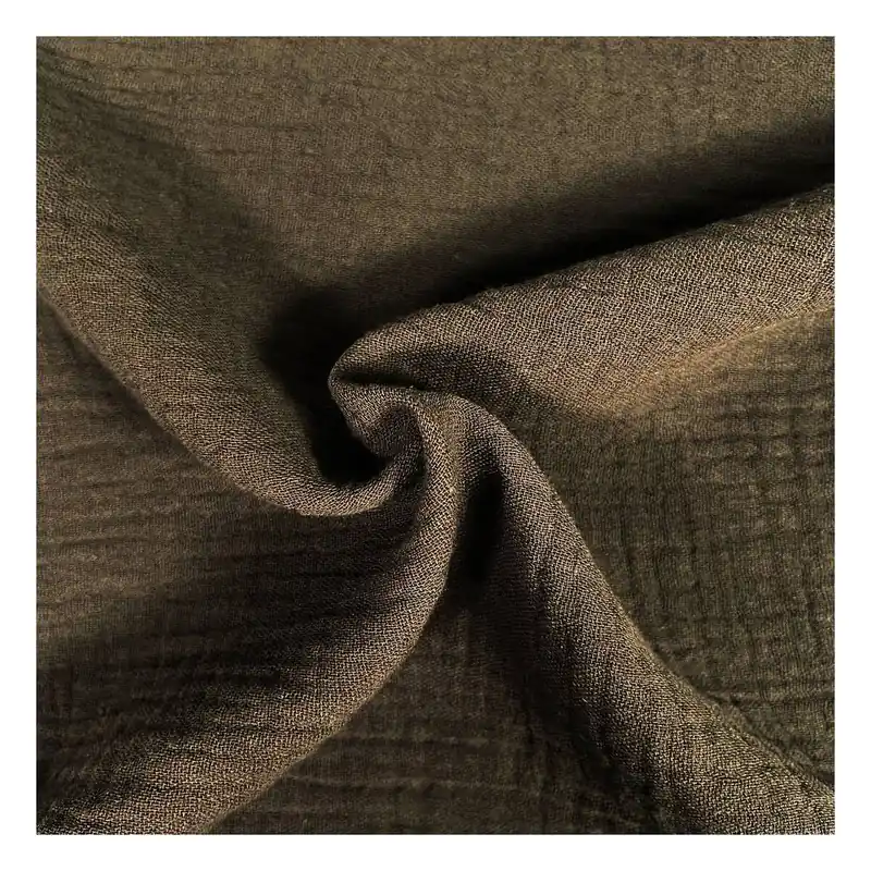 Direct From Manufacturer Brown Double Gauze Fabric by the Metre