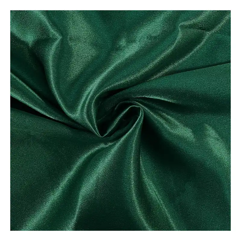 Best Price Dark Green Crepe Satin Fabric by the Metre