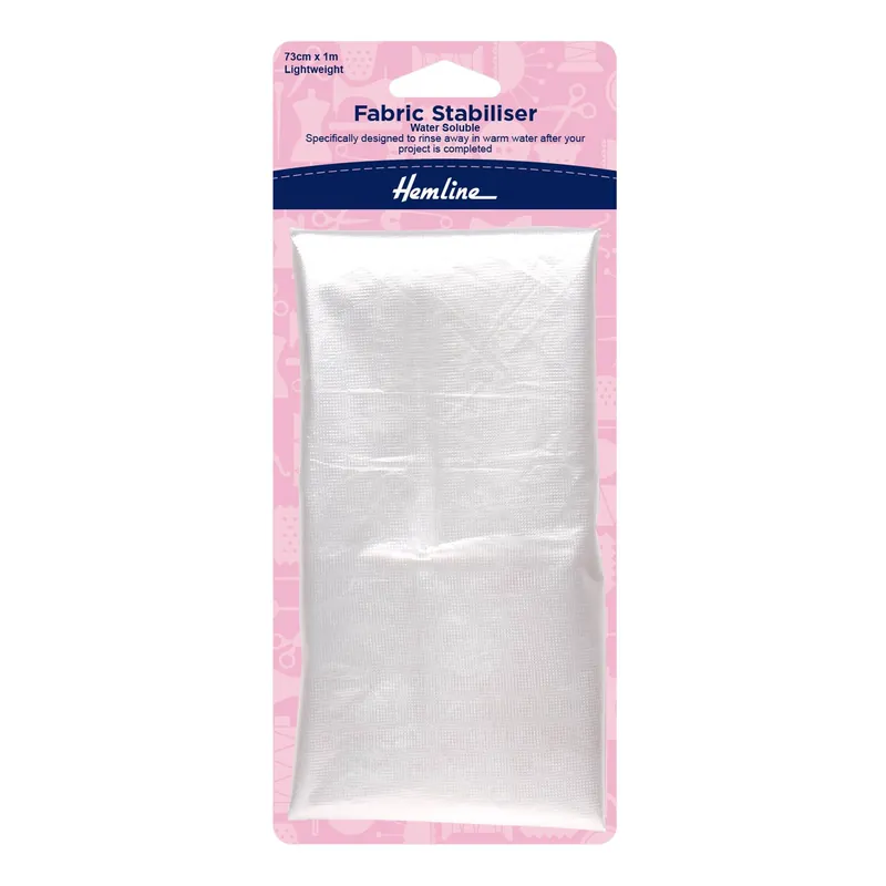 Hemline Water Soluble Fabric Stabiliser 73cm x 100cm Final Sale