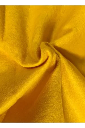 Yellow Felt Fabric by the Metre Crafted