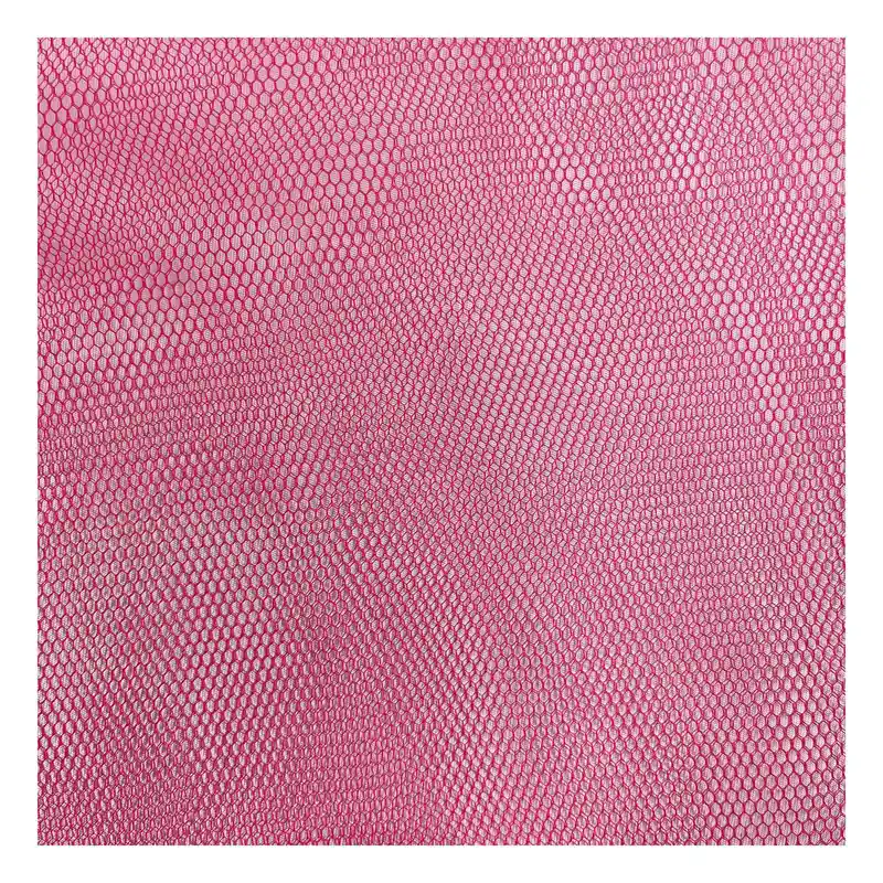 High Quality Cerise Nylon Dress Net Fabric by the Metre
