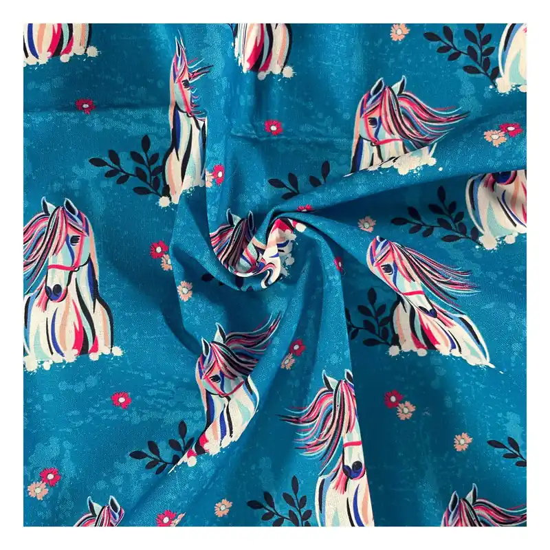 Clearance Duchess Horse Cotton Fabric by the Metre