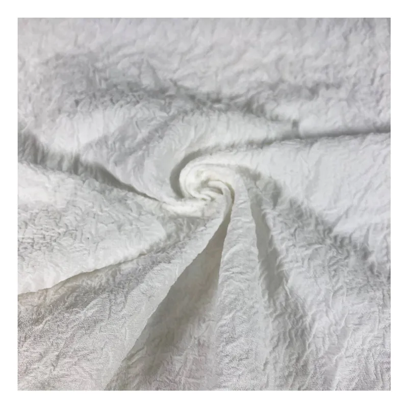Budget White Embroidered Floral Fabric by the Metre