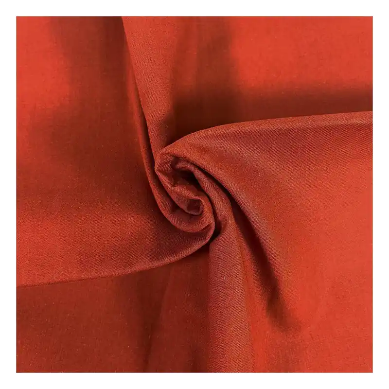 Top Rated Rust Organic Premium Cotton Fabric by the Metre