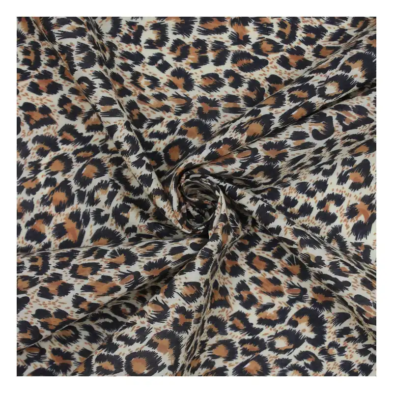 Leopard Print Polycotton Fabric by the Metre Super Sale