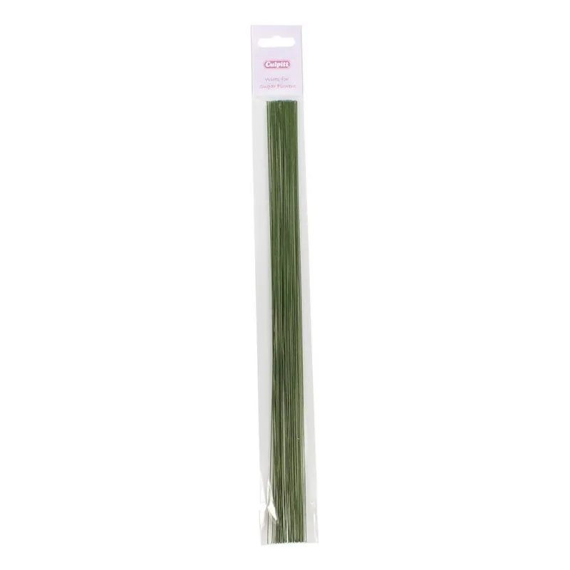Grab Now Culpitt Green Sugar Flower Wire 24 g 50 Pack
