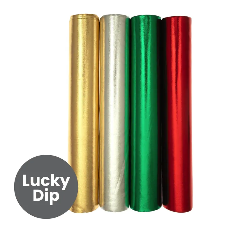 Assorted Metallic Fabric Roll 28cm x 2m Sale