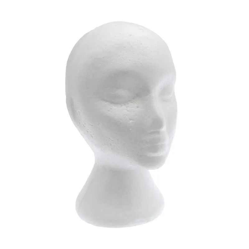 Polystyrene Female Head 27.5cm Cheap