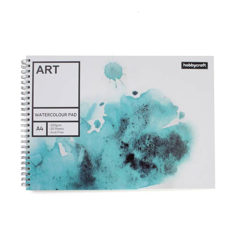 Watercolour Paper Pad A4 20 Sheets Professional Grade