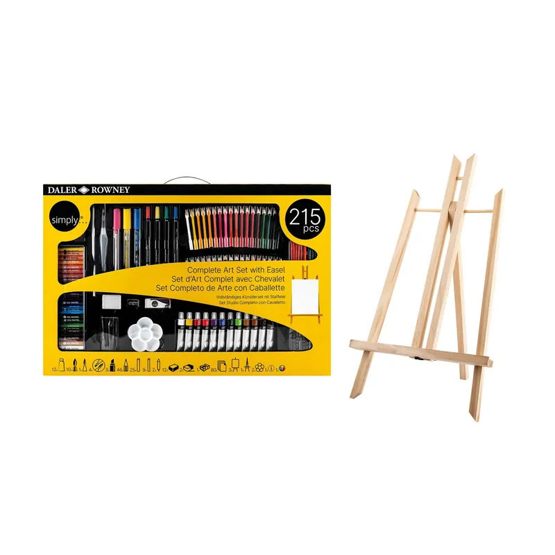 Shop Now Daler-Rowney Complete Art Set 215 Pieces
