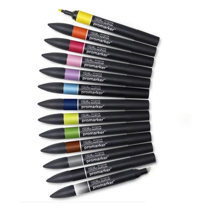 While Supplies Last Winsor & Newton Promarkers Set 1 12 Pack
