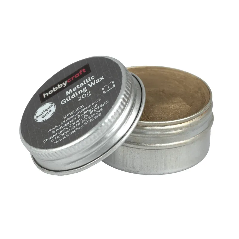 Antique Gold Metallic Gilding Wax 20ml Bulk Order