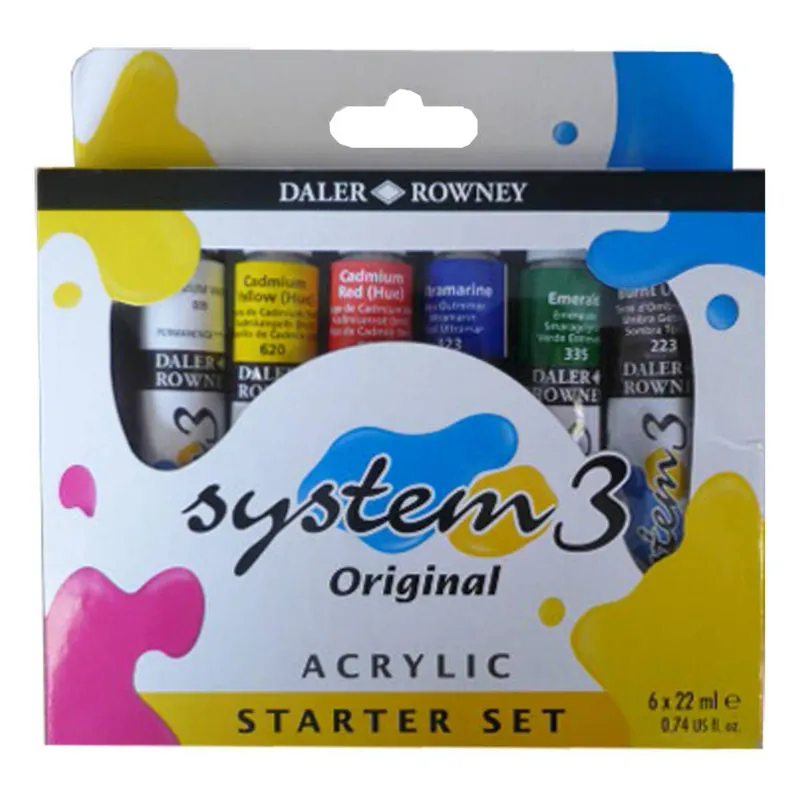 Daler-Rowney System3 Acrylic Starter Set Limited Edition