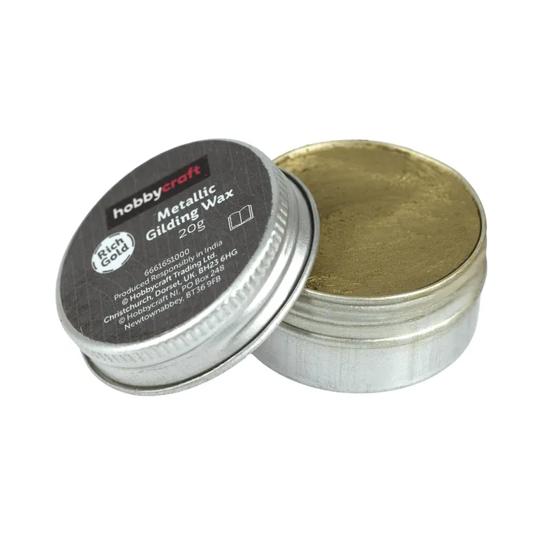 Factory Price Rich Gold Metallic Gilding Wax 20ml