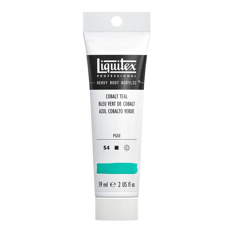 Liquitex Professional Cobalt Teal Heavy Body Acrylic 59ml Handmade
