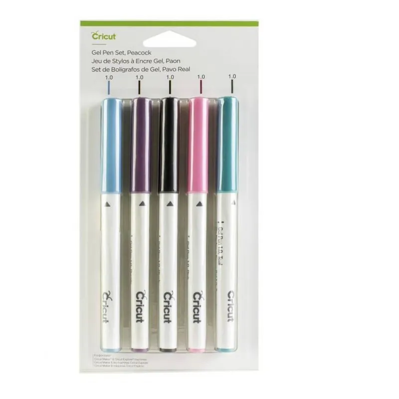 Cricut Peacock Gel Pen Set 5 Pack Instant Buy
