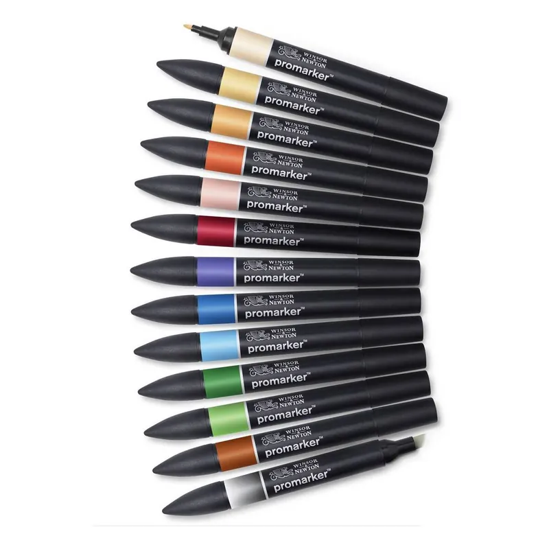Save Now Winsor & Newton Promarkers Manga Set 1 12 Pack