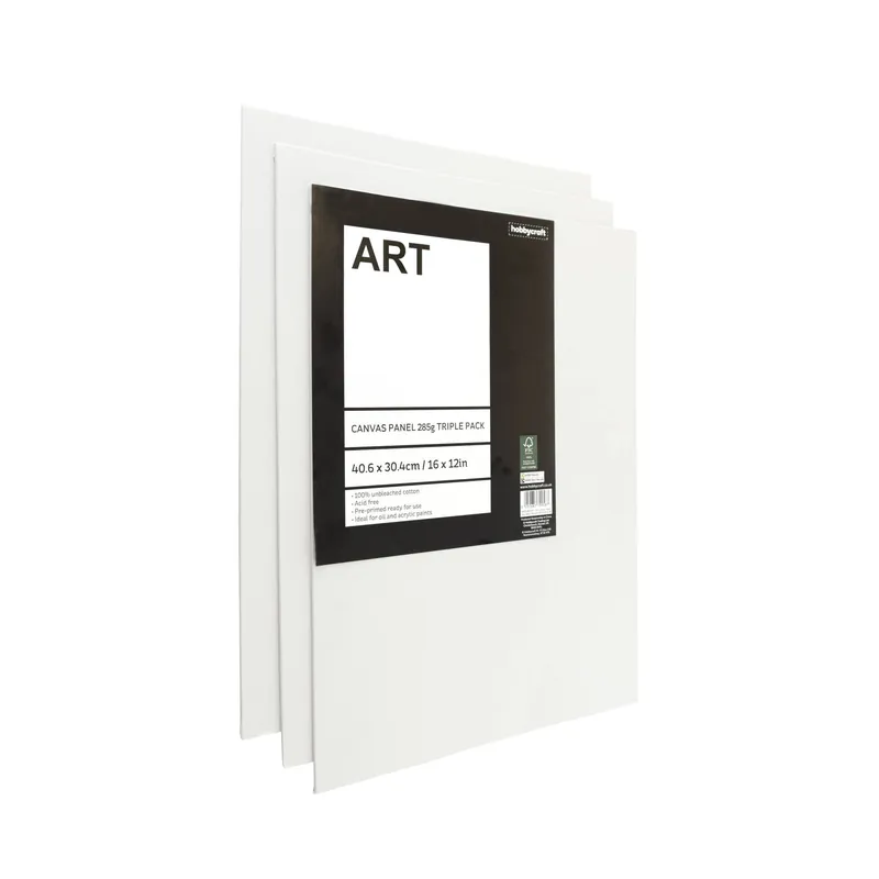 Super Sale Canvas Panel 40.6cm x 30.5cm 3 Pack
