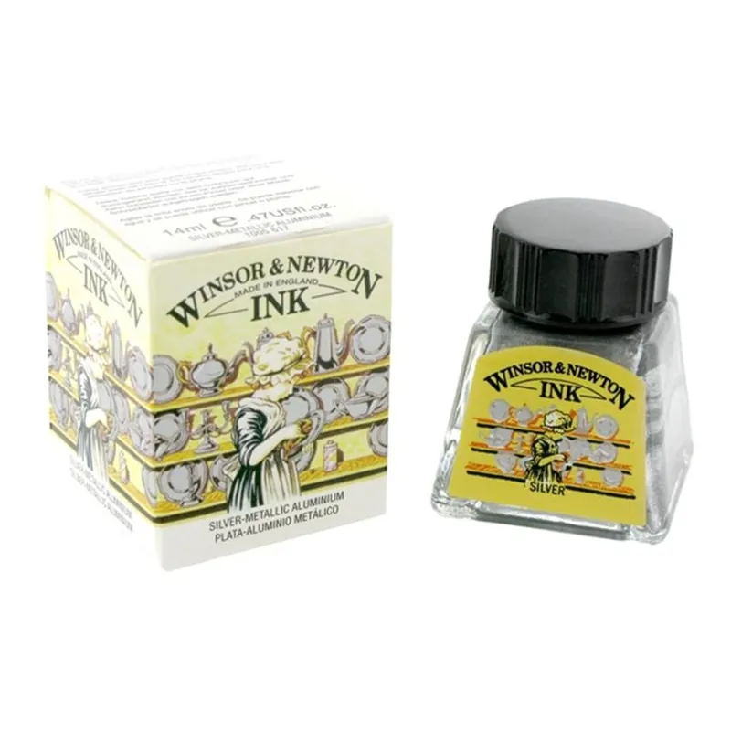 Winsor & Newton Silver Drawing Ink 14ml Buy Today
