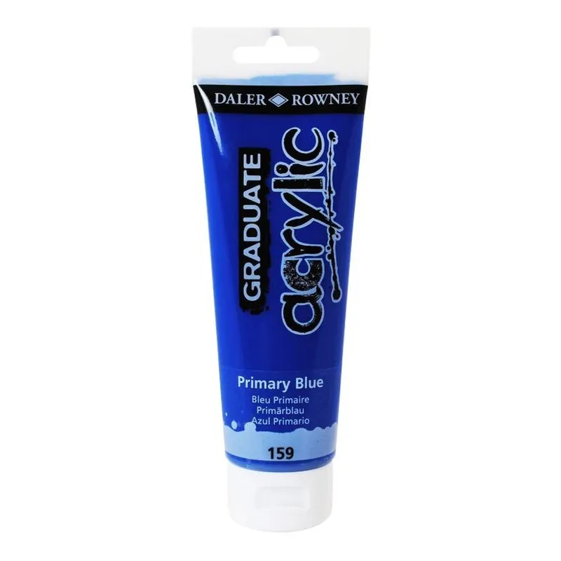 Daler-Rowney Graduate Primary Blue Acrylic Paint 120ml Holiday Sale