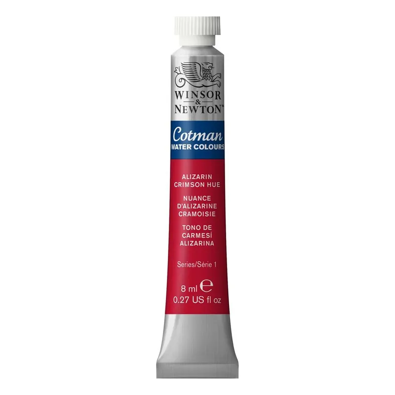 Winsor & Newton Cotman Alizarin Crimson Hue Watercolour Tube 8ml (003) Seasonal Sale