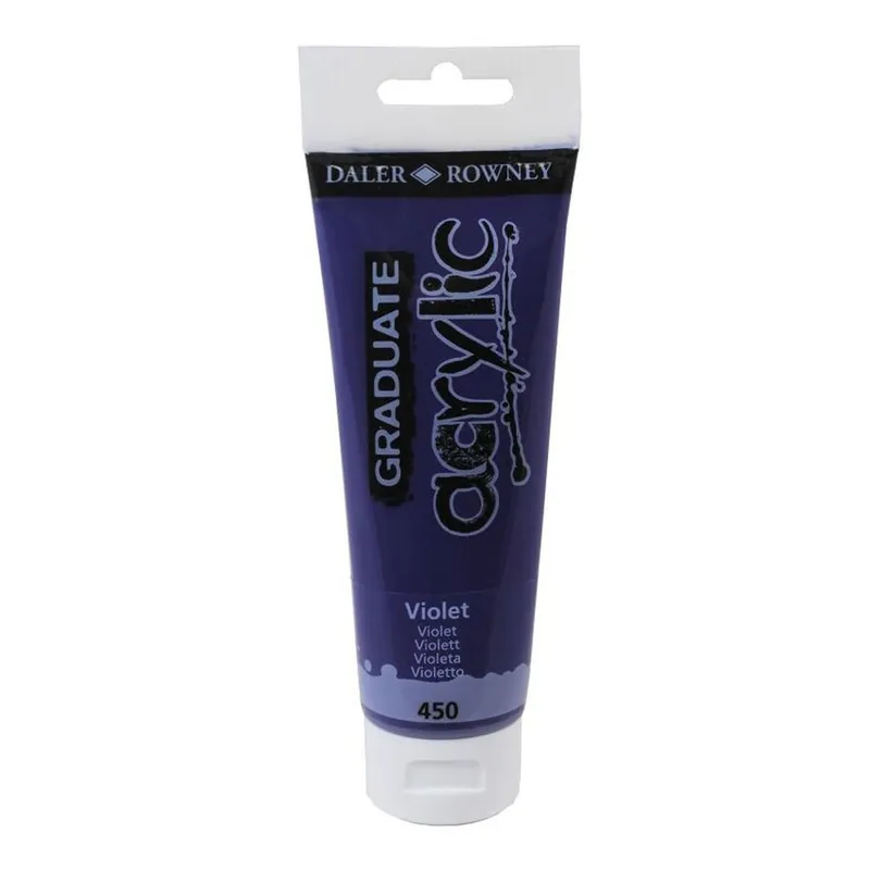Daler-Rowney Graduate Violet Acrylic Paint 120ml One Day Deal