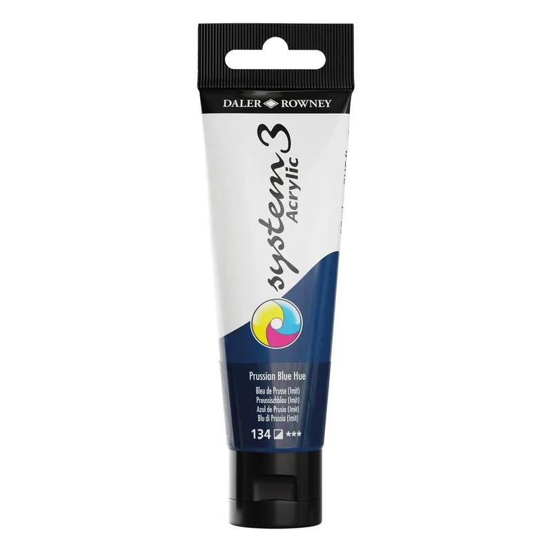 Secure Checkout Daler-Rowney System3 Prussian Blue Acrylic Paint 59ml