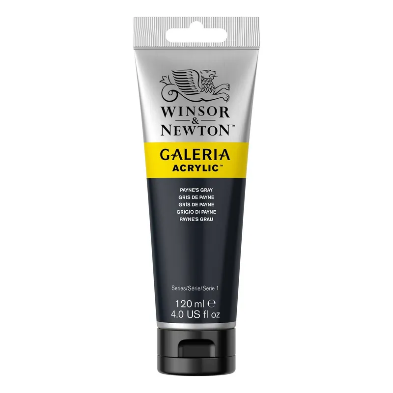 Winsor & Newton Galeria Payne's Grey Acrylic Paint 120ml Secure Checkout