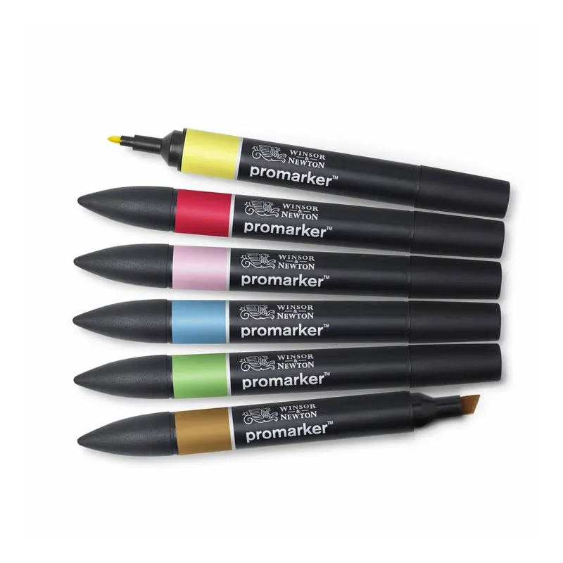 Winsor & Newton Mid Tone Promarkers 6 Pack Instant Buy
