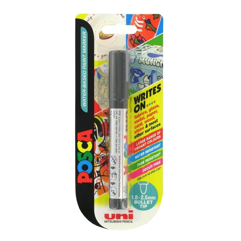Uni-ball Posca PC 5M Silver Don’t Miss Out