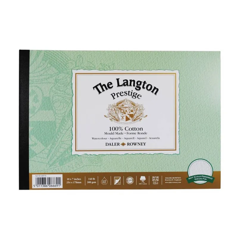 Daler-Rowney Langton Prestige Watercolour Pad 10 x 7 Inches Shop Now