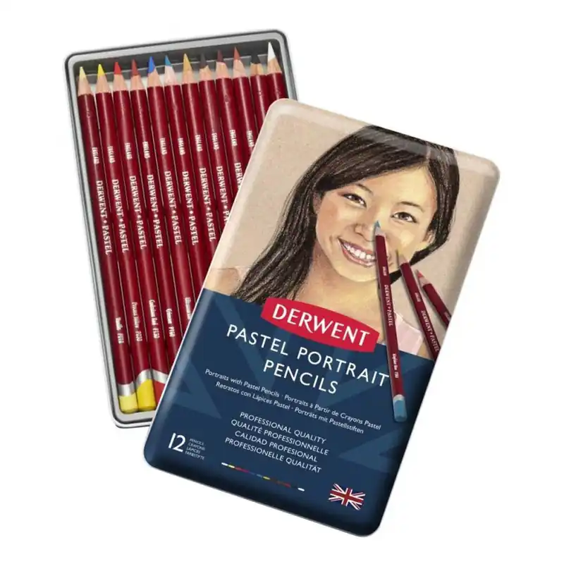 Derwent Skin Tone Pastel Pencils 12 Pack Trending
