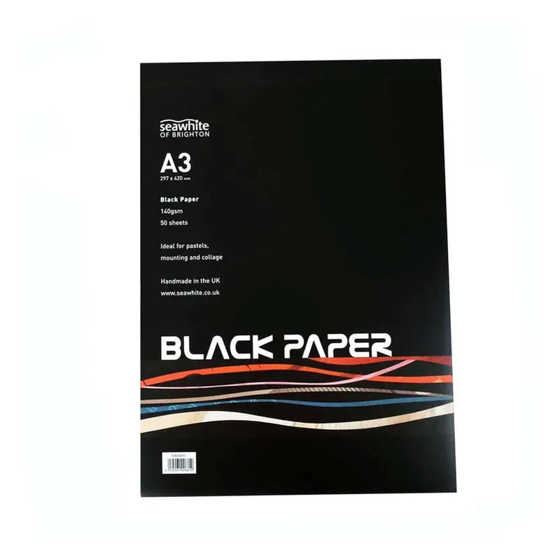 Seawhite Black Paper Pad A3 50 Sheets Warranty Included