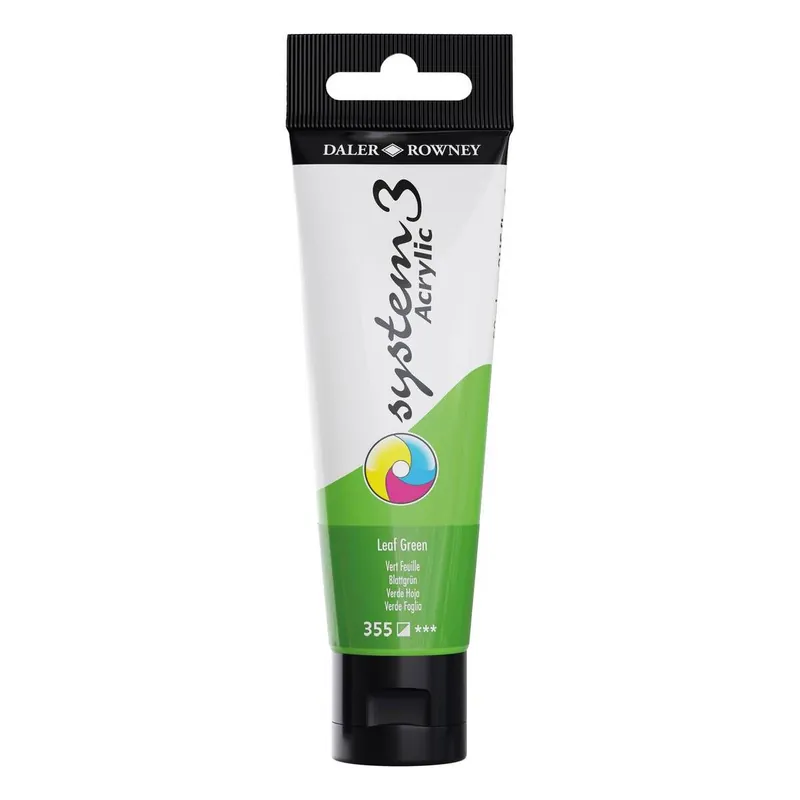 Final Sale Daler-Rowney System3 Leaf Green Acrylic Paint 59ml