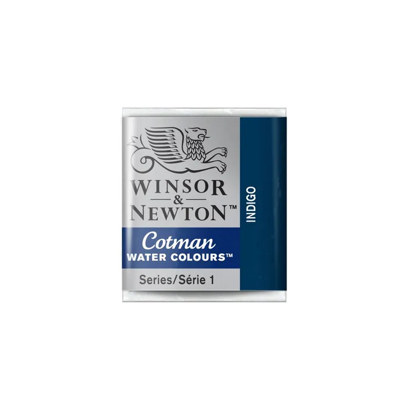 Reduced Price Winsor & Newton Indigo Cotman Watercolour Half Pan