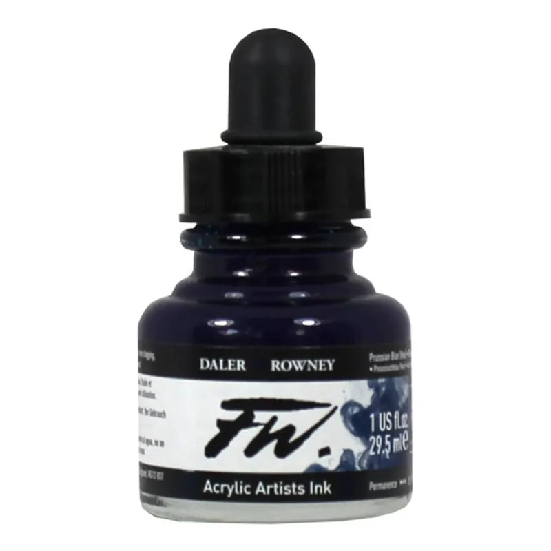 Daler-Rowney Prussian Blue FW Artists Ink 29.5ml Exclusive