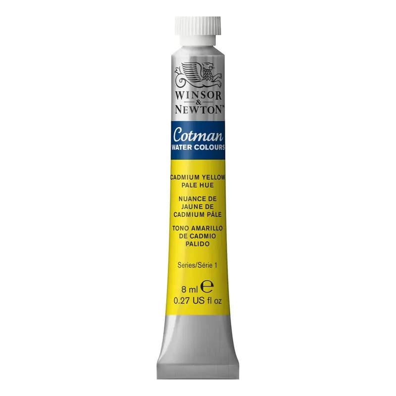 Top Rated Winsor & Newton Cotman Cadmium Yellow Pale Hue Watercolour Tube 8ml (119)