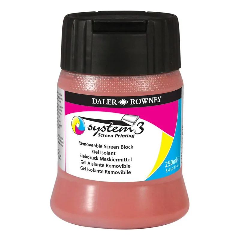 Daler-Rowney System3 Screen Printing Removable Screen Block 250ml Viral