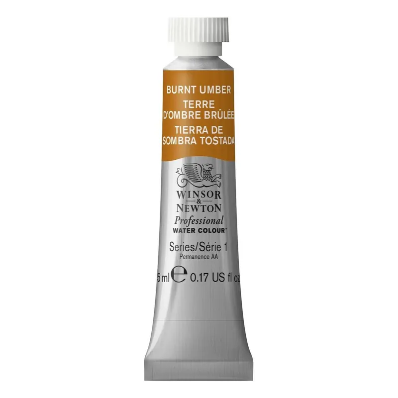 Secure Checkout Winsor & Newton Burnt Umber Professional Watercolour Tube 5ml
