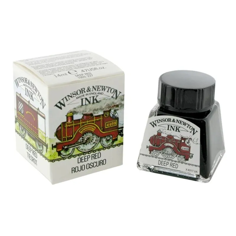 One Day Deal Winsor & Newton Deep Red Drawing Ink 14ml