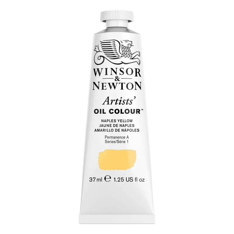 Certified Winsor and Newton Artists Oil Colour Naples Yellow 37ml