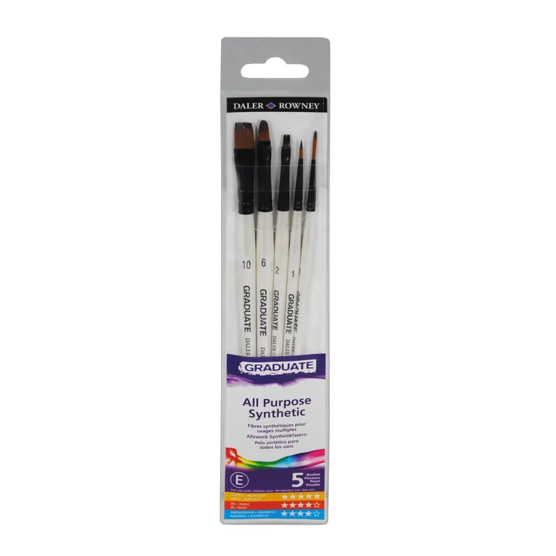 Limited Edition Daler-Rowney Graduate Classic 5 Brush Synthetic Set
